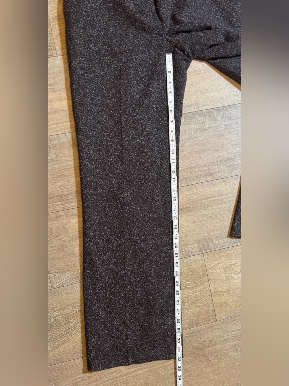 Vintage Kasper’s Wool Silk Blend Dark Brown Dress Pants - Picture 6 of 10